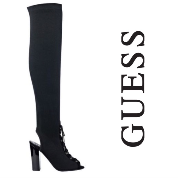 guess lace up boots
